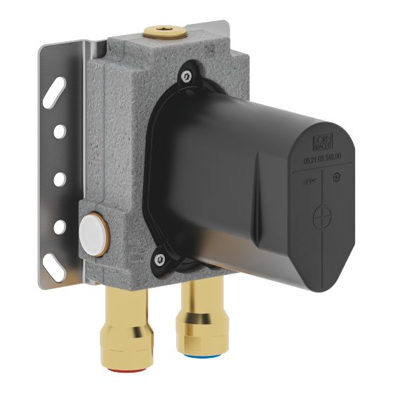 Dornbracht Unterputz-Einhandbatterie bleifrei 2x Anschluss IG 1/2
