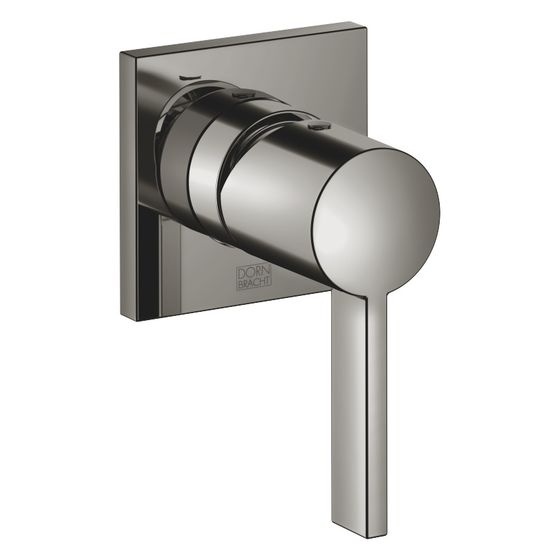 Dornbracht Unterputz-Einhandbatterie IMO mit Abdeckplatte 80x80mm, Dark Chrome