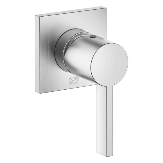 Dornbracht Unterputz-Einhandbatterie IMO mit Abdeckplatte 80x80mm, Chrom gebürstet