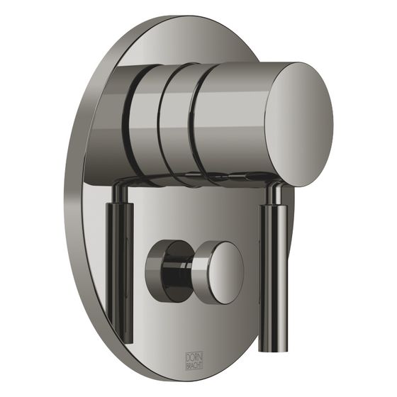 Dornbracht Unterputz-Einhandbatterie Meta mit Umstellung Durchmesser 150mm, Dark Chrome