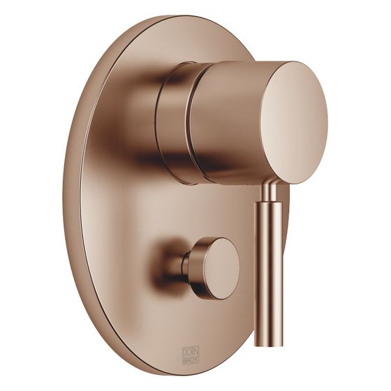 Dornbracht Unterputz-Einhandbatterie Meta mit Umstellung Durchmesser 150mm, Bronze gebürstet