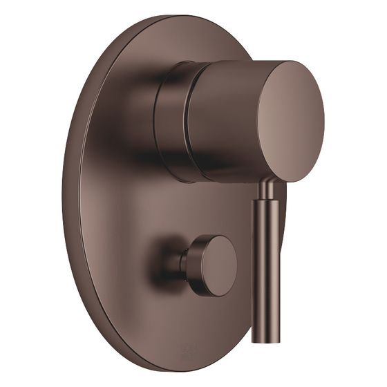 Dornbracht Unterputz-Einhandbatterie Meta mit Umstellung Durchmesser 150mm, Dark Bronze gebürstet PVD