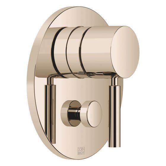Dornbracht Unterputz-Einhandbatterie Meta mit Umstellung Durchmesser 150mm, Champagne 22kt Gold