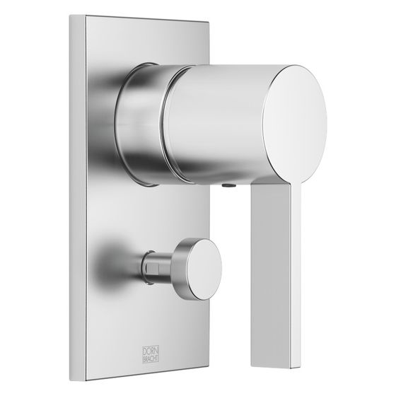 Dornbracht Unterputz-Einhandbatterie IMO mit Abdeckplatte 150x90mm automatische Umstellung, Chrom gebürstet