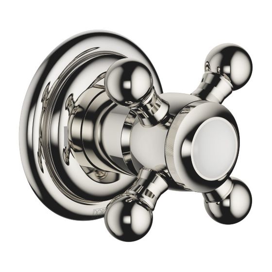 Dornbracht Unterputz-Zweiwege-Umstellung Madison, Rosette 60mm, Platin