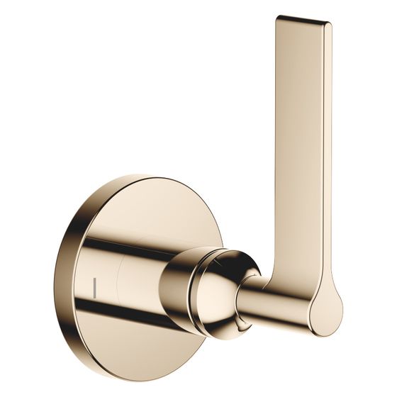 Dornbracht Zweiwege-Umstellung Vaia für Unterputz-Montage, Drehumstellung, 60mm, Champagne 22kt Gold, 36200819-47