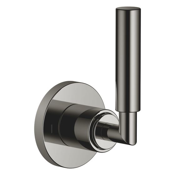 Dornbracht Unterputz-Zweiwege-Umstellung Tara, Rosette 60mm, Dark Chrome, 36200882-19