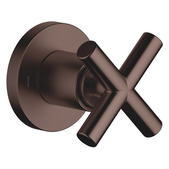 Dornbracht Unterputz-Zweiwege-Umstellung Tara, Rosette 60mm, Dark Bronze gebürstet, 36200892-43