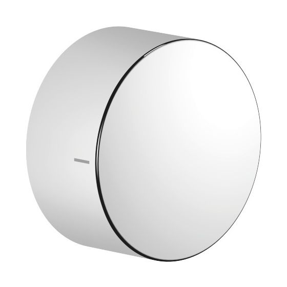 Dornbracht Unterputz-Dreiwege-Umstellung Deque Drehumstellung ohne Rosette Griff 60mm, Chrom