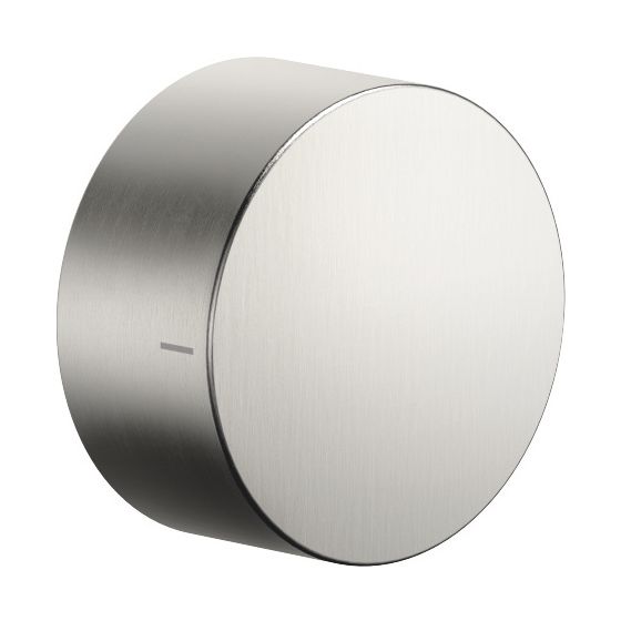 Dornbracht Unterputz-Dreiwege-Umstellung Deque Drehumstellung ohne Rosette Griff 60mm, Platin gebürstet