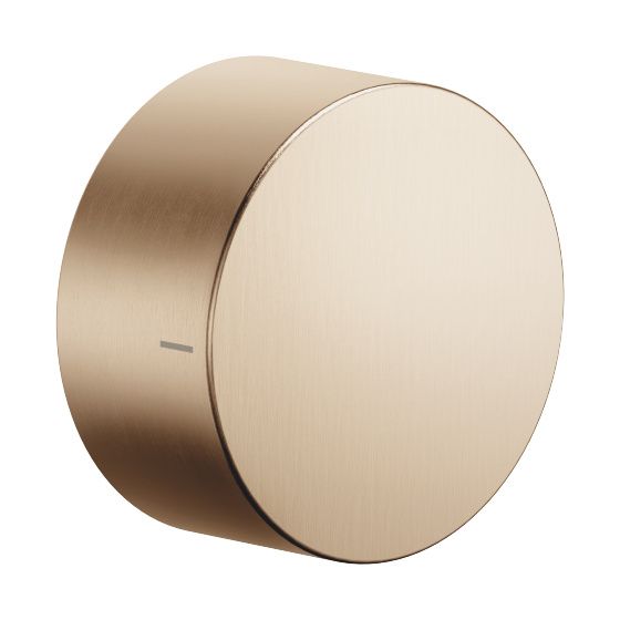Dornbracht Unterputz-Dreiwege-Umstellung CL.1 Drehumstellung ohne Rosette Griff 60mm, Light Gold gebürstet