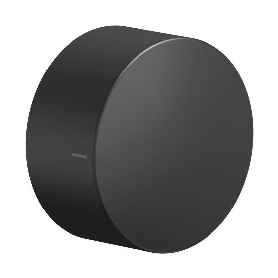 Dornbracht Unterputz-Dreiwege-Umstellung Deque Drehumstellung ohne Rosette Griff 60mm, Schwarz matt
