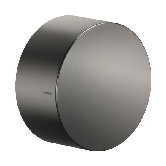 Dornbracht Unterputz-Dreiwege-Umstellung Deque Drehumstellung ohne Rosette Griff 60mm, Dark Platinum gebürstet