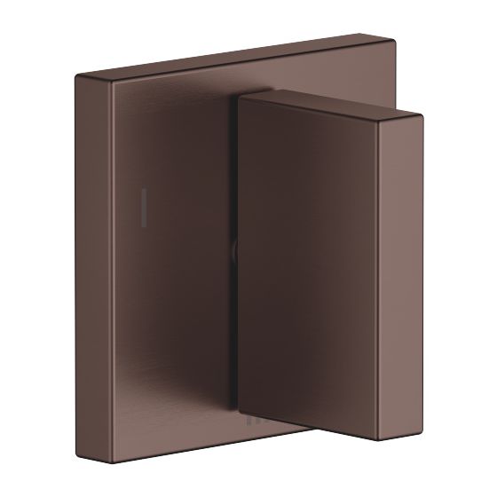 Dornbracht Dreiwege-Umstellung Unterputz Mem, eckig, schwenkbar, Rosette 60x60mm, Dark Bronze gebürstet