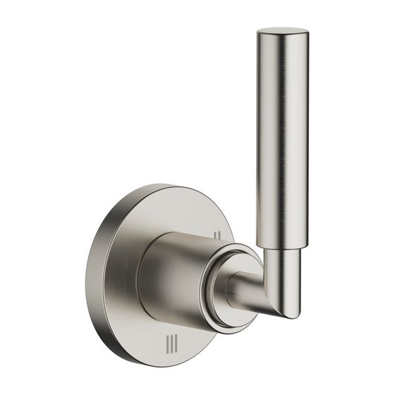 Dornbracht Unterputz-Dreiwege-Umstellung Tara, Rosette 60mm, Platin gebürstet, 36210882-06