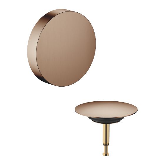 Dornbracht Ab- und Überlaufgarnitur für Großwannen Ablaufloch 52mm, Bronze gebürstet, 36243970-42