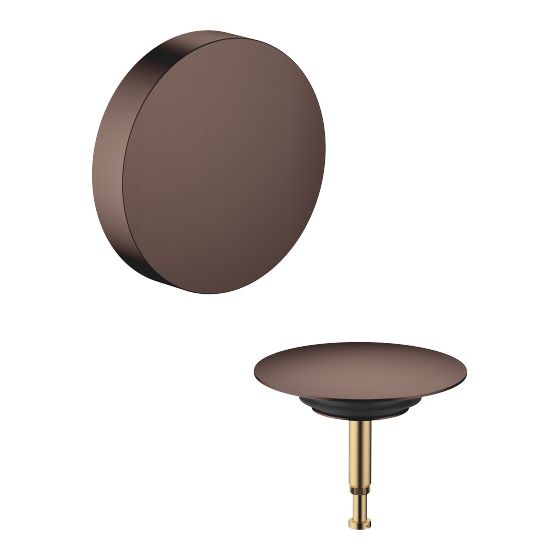 Dornbracht Ab- und Überlaufgarnitur für Großwannen Ablaufloch 52mm, Dark Bronze gebürstet PVD, 36243970-43