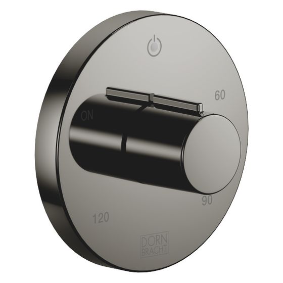 Dornbracht Elektronische Bedienelemente für Handtuchwärmer rund Rosette 80mm IP 44, Dark Chrome