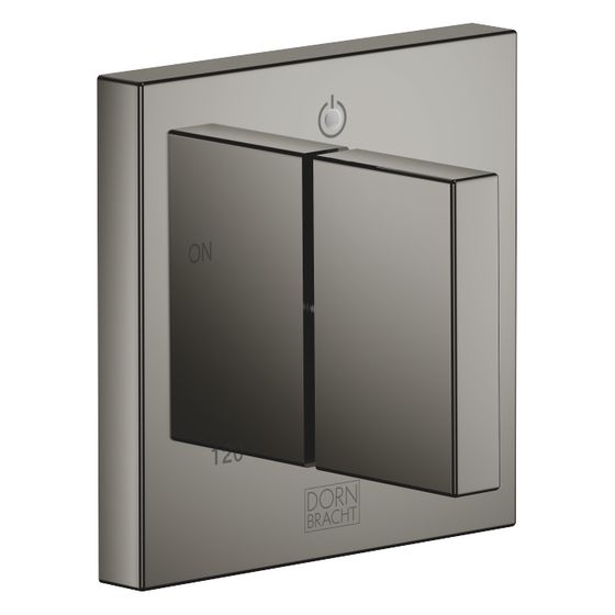 Dornbracht Elektronische Bedienelemente für Handtuchwärmer eckig Rosette 80x80mm IP 44, Dark Chrome