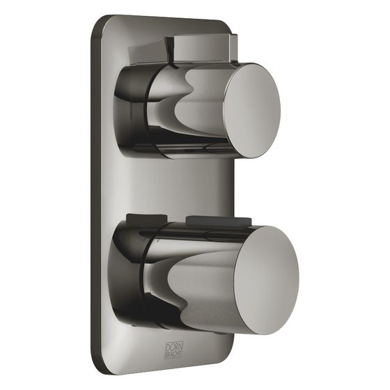 Dornbracht UP-Thermostat Lissé mit Zweiwege-Mengenregulierung, Dark Chrome