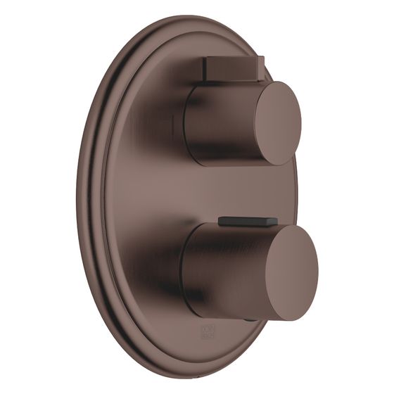 Dornbracht Unterputz-Thermostat Madison mit Zweiwege-Mengenregulierung, Dark Bronze gebürstet PVD