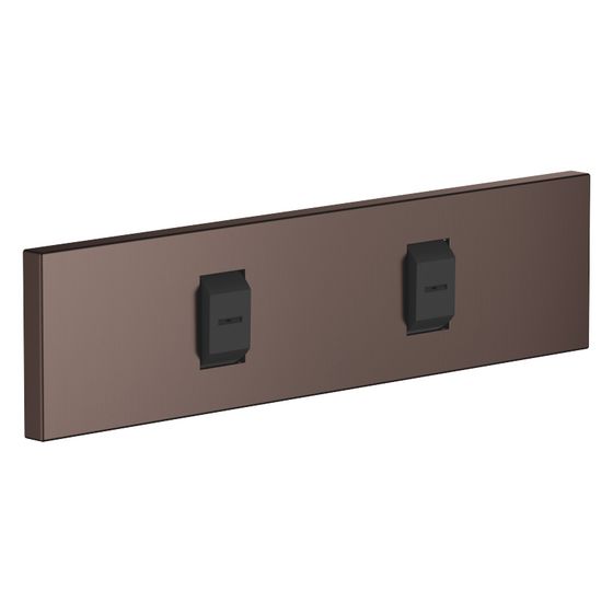 Dornbracht Unterputz-Seitenbrause Water Fan horizontal 10l/min, Dark Bronze gebürstet PVD