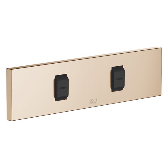 Dornbracht Unterputz-Seitenbrause Water Fan horizontal 10l/min, Champagne gebürstet 22kt Gold