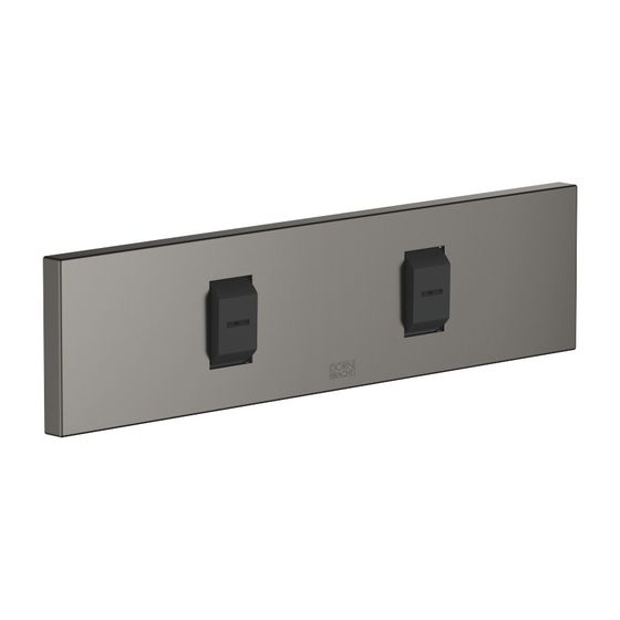 Dornbracht Unterputz-Seitenbrause Serienneutral 36512979 Dark Platinum matt