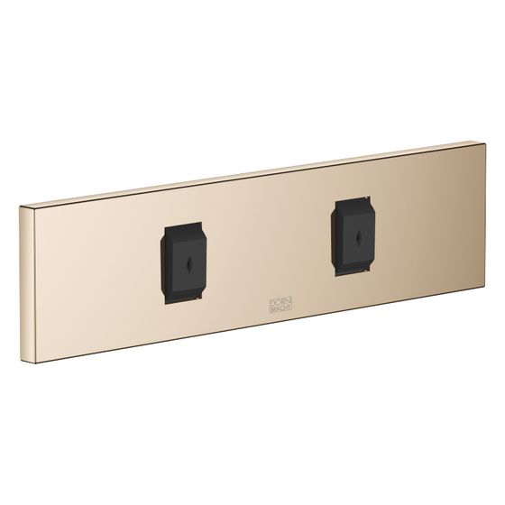 Dornbracht Unterputz-Seitenbrause Water Fan vertical verstellbar 240x60mm 10l/min, Light Gold