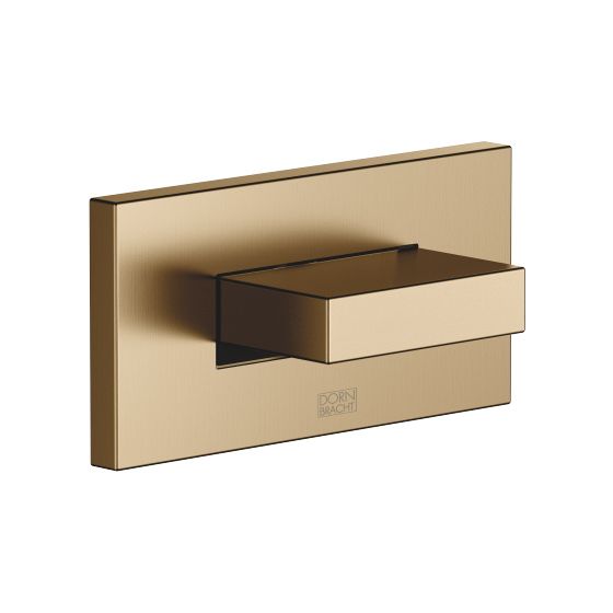 Dornbracht Unterputz-Seitenbrause Water Curve 10l/min, Dark Brass gebürstet