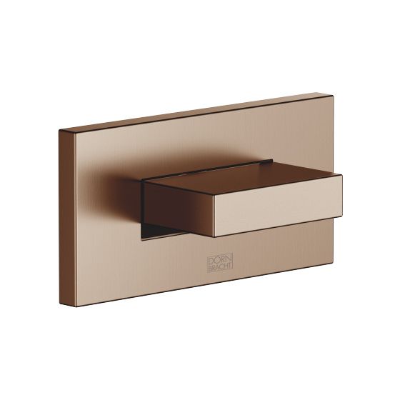 Dornbracht Unterputz-Seitenbrause Water Curve 10l/min, Bronze gebürstet