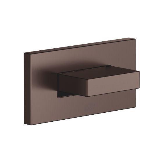 Dornbracht Unterputz-Seitenbrause Water Curve 10l/min, Dark Bronze gebürstet PVD