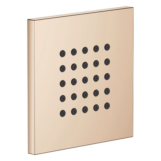 Dornbracht Unterputz-Seitenbrause Water Points FlowReduce 6l/min, Light Gold