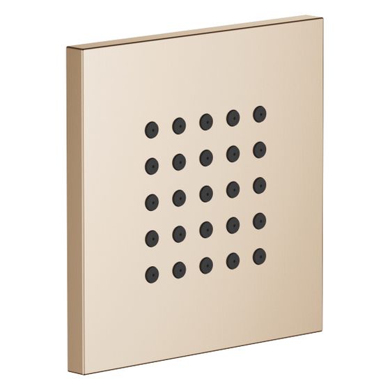 Dornbracht Unterputz-Seitenbrause Water Points FlowReduce 6l/min, Light Gold gebürstet