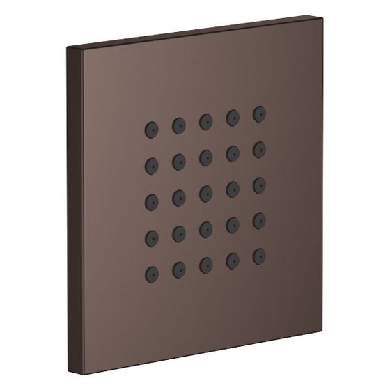 Dornbracht Unterputz-Seitenbrause Water Points 6l/min, Dark Bronze gebürstet PVD