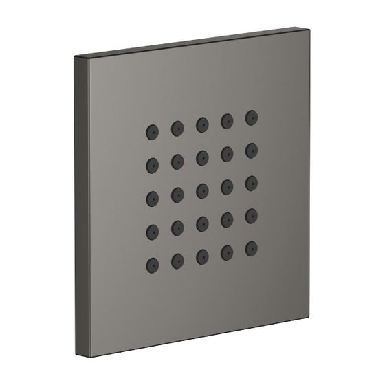 Dornbracht Unterputz-Seitenbrause Serienneutral 36515979 Dark Platinum matt