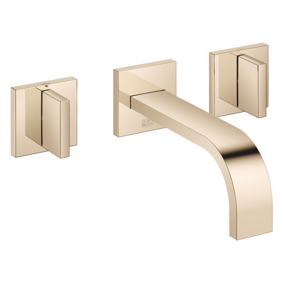 Dornbracht Waschtisch-Wandbatterie Mem, o. Ablaufg., starrer Auslauf, 170mm, max. 5,7l/min, Champagne 22kt Gold