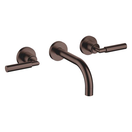 Dornbracht Waschtisch-Wandbatterie Tara o. Ablaufg., starr, 160mm, max. 7l/min, Dark Bronze gebürstet, 36707882-43