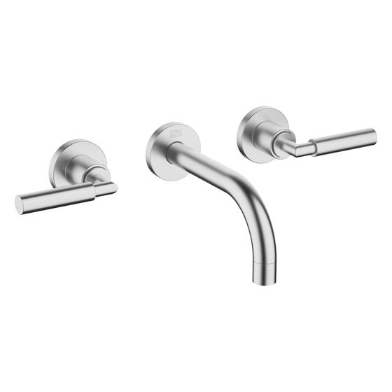 Dornbracht Waschtisch-Wandbatterie Tara o. Ablaufg., starr, 160mm, max. 7l/min, Chrom gebürstet, 36707882-93