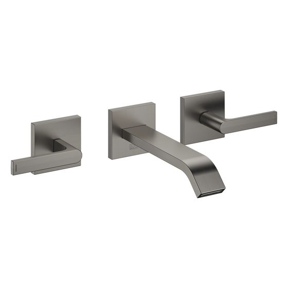 Dornbracht Waschtisch-Wandbatterie IMO starrer Auslauf 171mm, für Wandmontage, 4,6l/min, Dark Platinum gebürstet