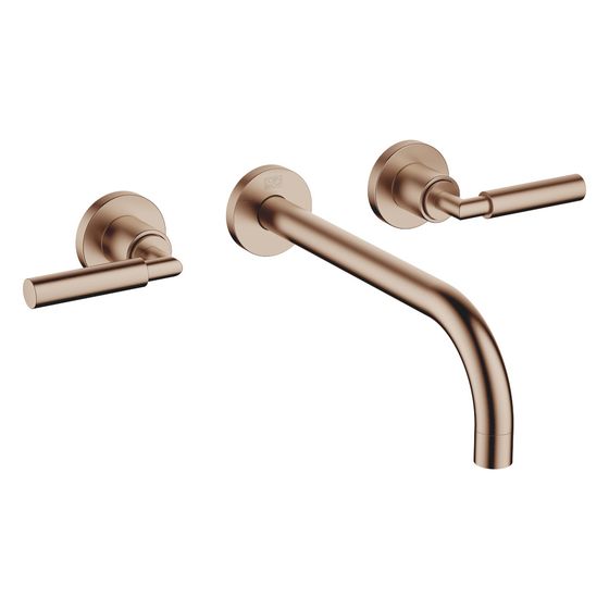 Dornbracht Waschtisch-Wandbatterie Tara o. Ablaufg., starr, 240mm, max. 7l/min, Bronze gebürstet, 36717882-42