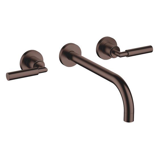 Dornbracht Waschtisch-Wandbatterie Tara o. Ablaufg., starr, 240mm, max. 7l/min, Dark Bronze gebürstet, 36717882-43