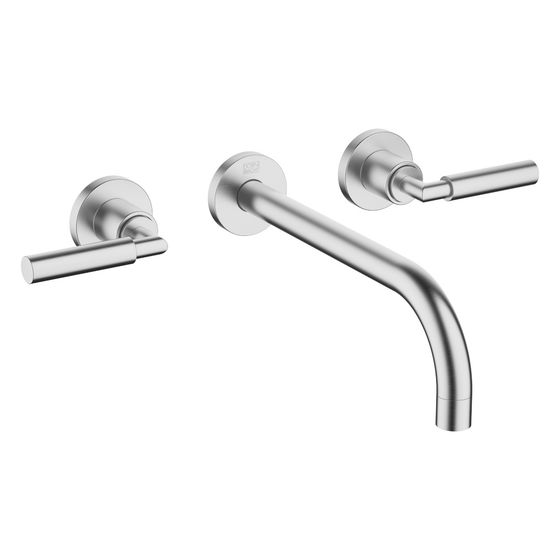 Dornbracht Waschtisch-Wandbatterie Tara o. Ablaufg., starr, 240mm, max. 7l/min, Chrom gebürstet, 36717882-93