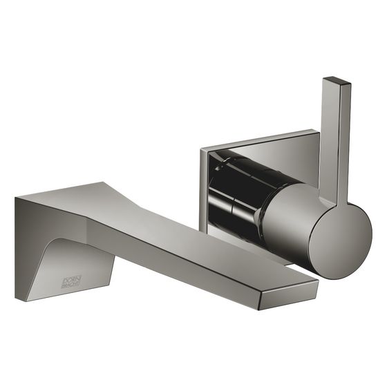 Dornbracht Waschtisch-Wand-Einhandbatterie CL.1 o. Ablaufg. Ausladung 198mm, Dark Chrome