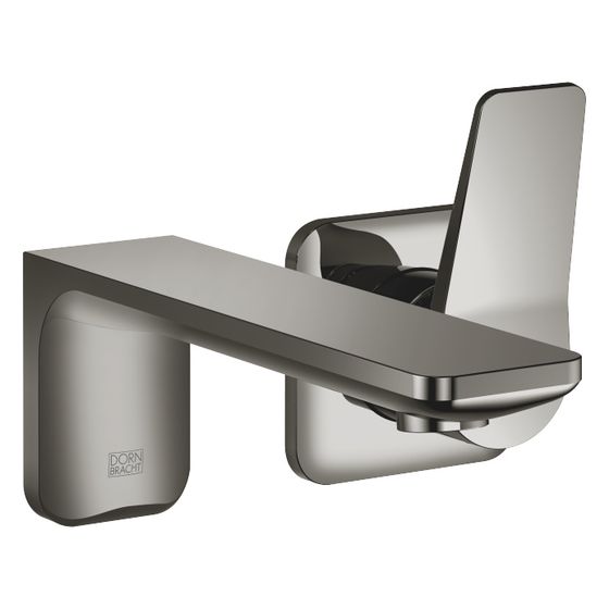 Dornbracht Waschtisch-Wand-Einhandbatterie Lissé starrer Auslauf 170mm, für Wandmontage, 5,7l/min, Dark Chrome