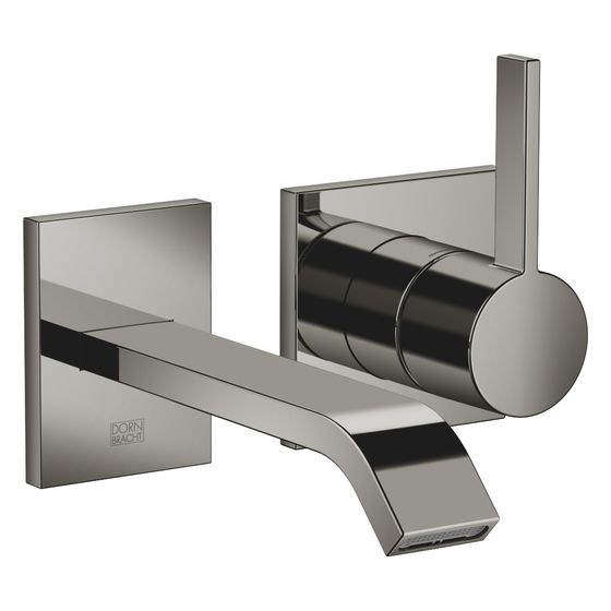 Dornbracht Waschtisch-Wand-Einhandbatterie IMO starrer Auslauf 170mm, für Wandmontage, 4,6l/min, Dark Chrome