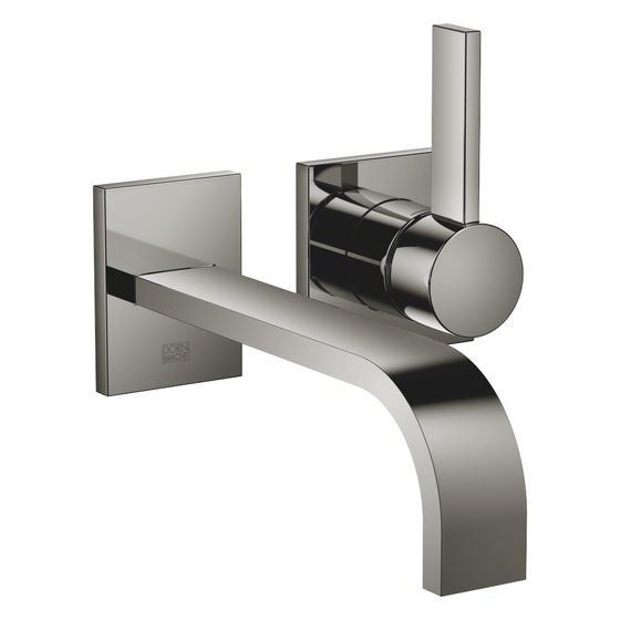 Dornbracht Waschtisch-Wand-Einhandbatterie Mem, o. Ablaufg., starrer Auslauf, 207mm, max. 5,7l/min, Dark Chrome