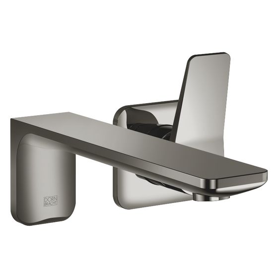 Dornbracht Waschtisch-Wand-Einhandbatterie Lissé starrer Auslauf 210mm, für Wandmontage, 5,7l/min, Dark Chrome