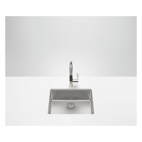 Dornbracht Einzelbecken Unterbau Küchenbecken 500x400x175mm Beckentiefe 175mm, Edelstahl gebürstet