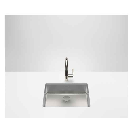 Dornbracht Einzelbecken Unterbau Küchenbecken 550x400x175mm Beckentiefe 175mm, Edelstahl gebürstet